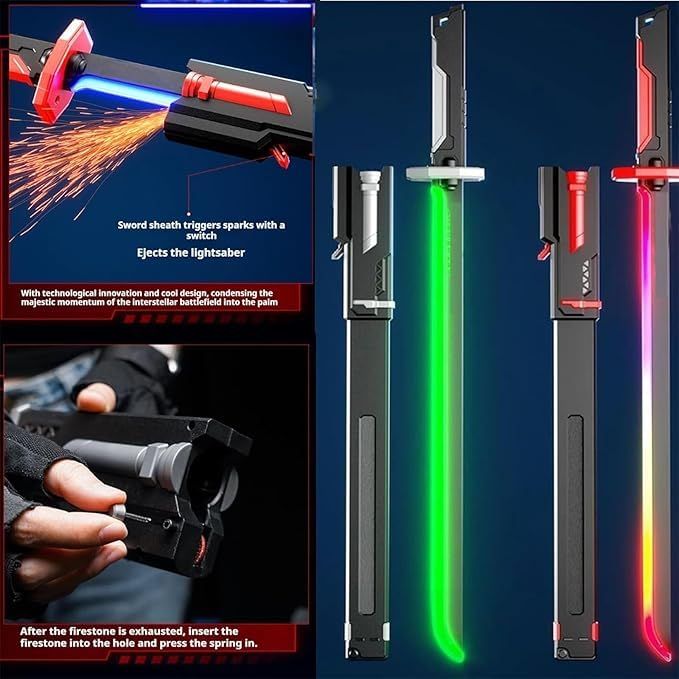 Sparkblade Led Sword WIth Smoke & Spark Effect | Katana Sword With Led Lights