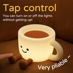 Rechargeable Coffee Cup Silicone Night Lamp