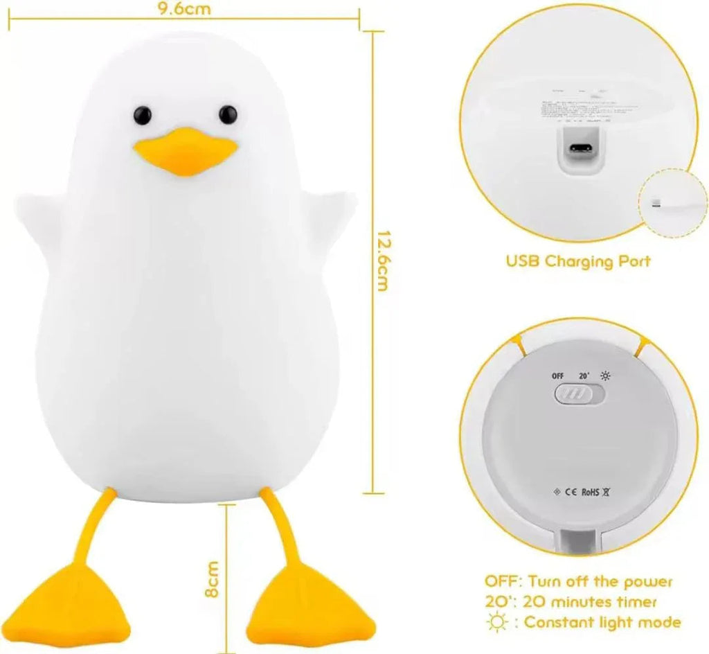Cute Duck Night Lamp - Adorable Soft Glow Light