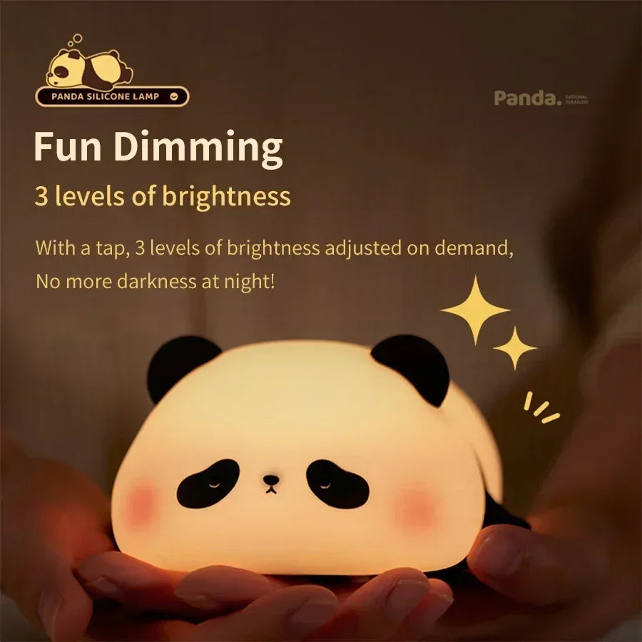 Cute Panda Desk Lamp – Soft LED Night Light for Bedroom & Kids Room
