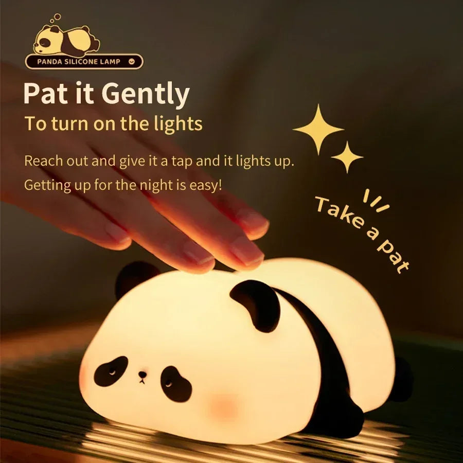 Cute Panda Desk Lamp – Soft LED Night Light for Bedroom & Kids Room