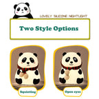 Cute Silicone Panda Lamp With Muffler - Night Light Lamp